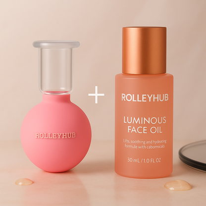 RolleyHub Masaj Kupası & Yüz Yağı Seti